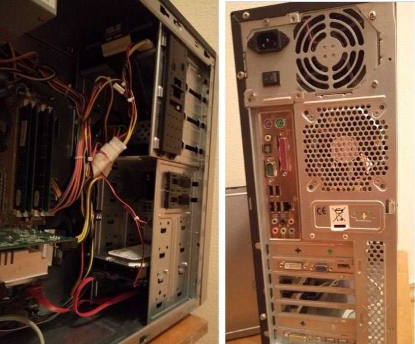 Продам системный блок (2*3,2 ГГц, DDR 4Gb, GTS250)