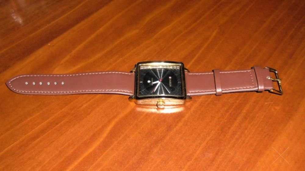 Часы наручные мужские позолоченые, качество, новые.