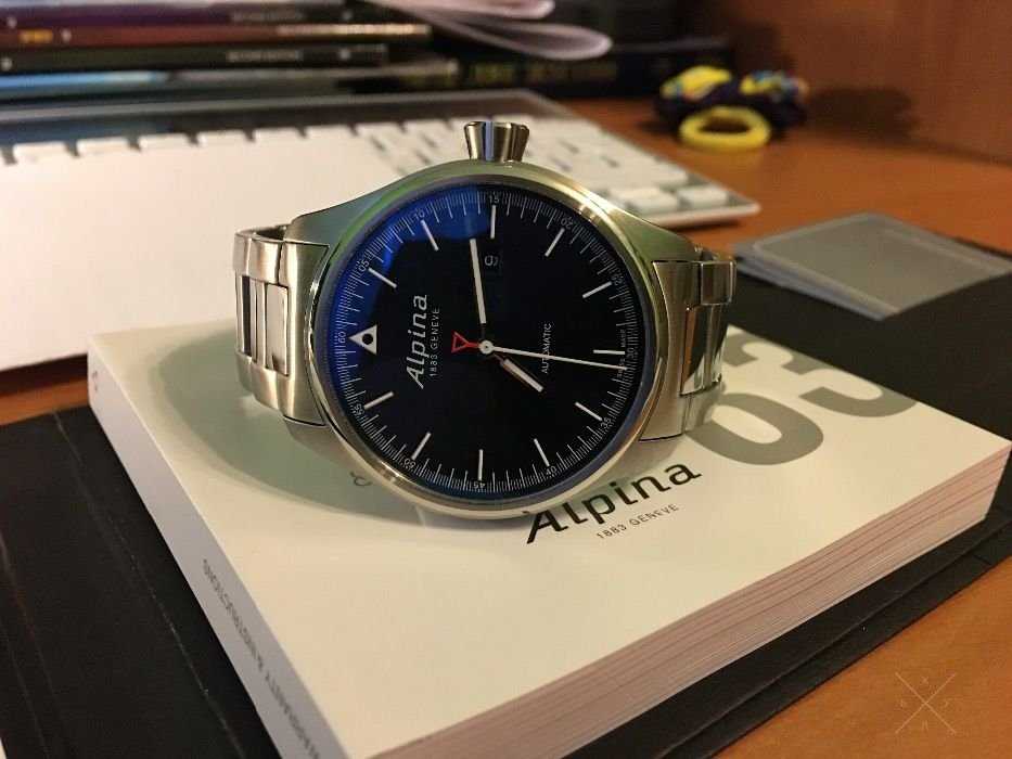 Часы пилоты Alpina Startimer Pilot Navy