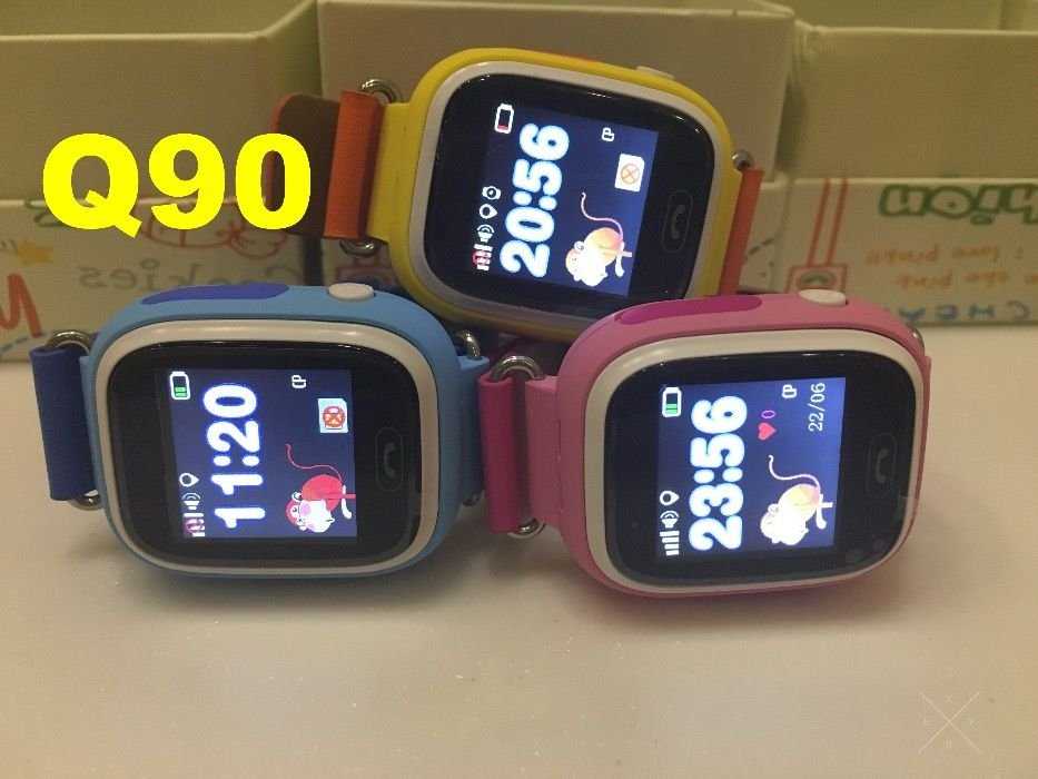 Оригинальные Детские часы телефон gps Q90 с GPS
