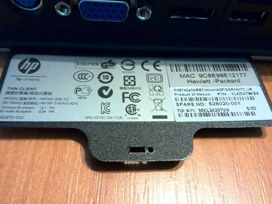 Тонкі клієнти HP t5740 WiFi б/в