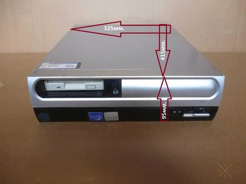 Компьютер Тонкий ПК «Polaris» CPU Pentium 4/ ОЗУ 1Gb / HDD 40GB