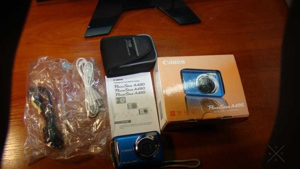 Цифровой Фотоаппарат - Canon PowerShot A495;Полный комплект.