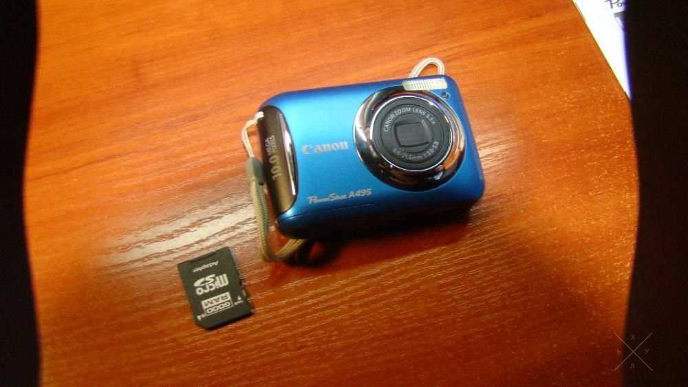 Цифровой Фотоаппарат - Canon PowerShot A495;Полный комплект.
