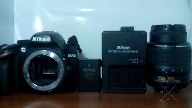 Продам фотоаппарат Nikon D3200 NIKKOR 18-55mm СУПЕР СОСТОЯНИЕ!