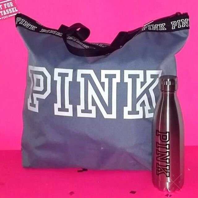 Victoria's Secret Набор Сумка PINK + бутылочка