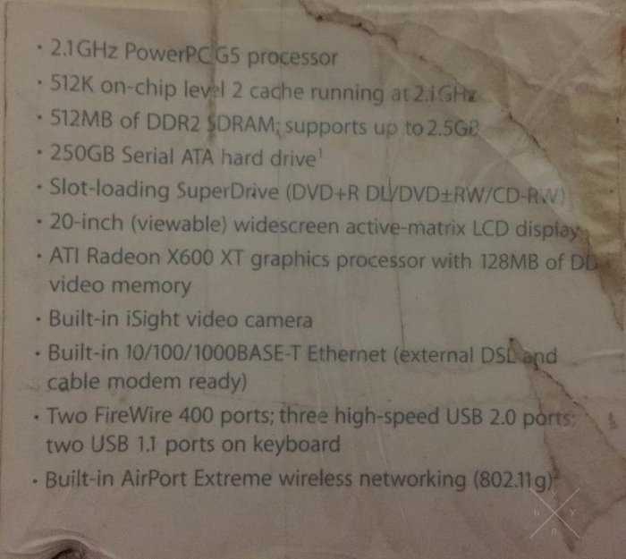 Компьютер Apple iac g5 А1145 250gb В СУПЕР состоянии