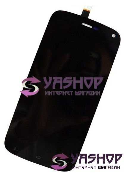 Дисплей Fly iQ4410 Quad Phoenix с сенсором (тачскрином) черный