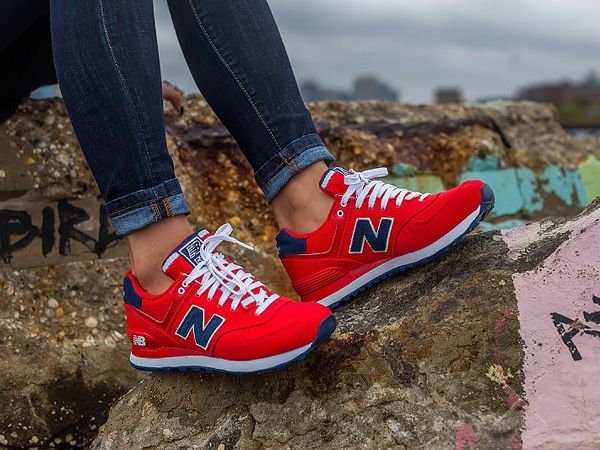 Акция Новые Нью Беленс Оригинал Женские Кроссовки New Balance WL574POR