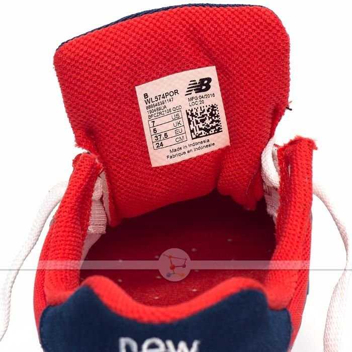 Акция Новые Нью Беленс Оригинал Женские Кроссовки New Balance WL574POR