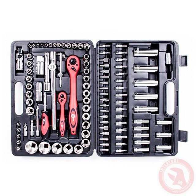 Профессиональный набор инструментов 1/2" & 1/4", 108 ед. INTERTOOL