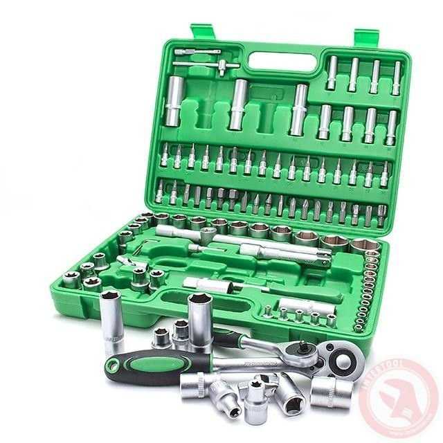 Набор инструментов 1/2" & 1/4" 108ед. INTERTOOL