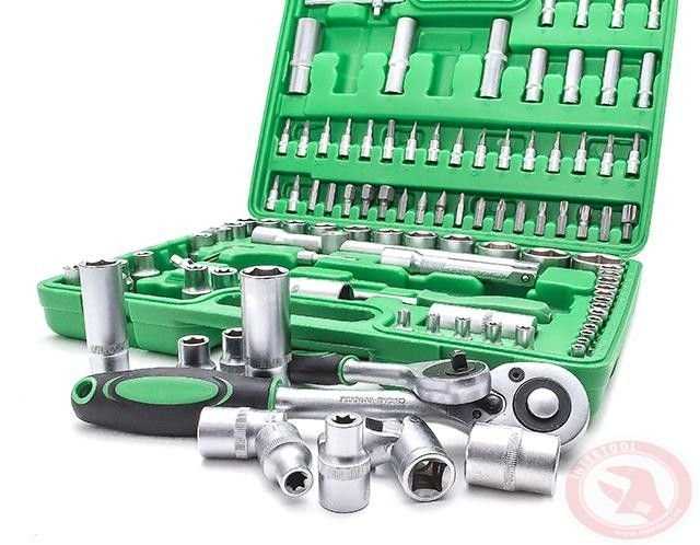 Набор инструментов 1/2" & 1/4" 108ед. INTERTOOL