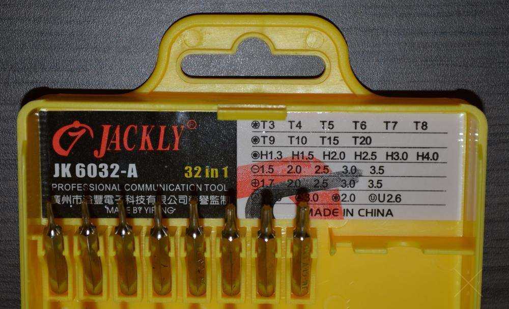 Набор отверток (инструментов) 32 в 1 JACKLY JK 6032-A (оригинал).