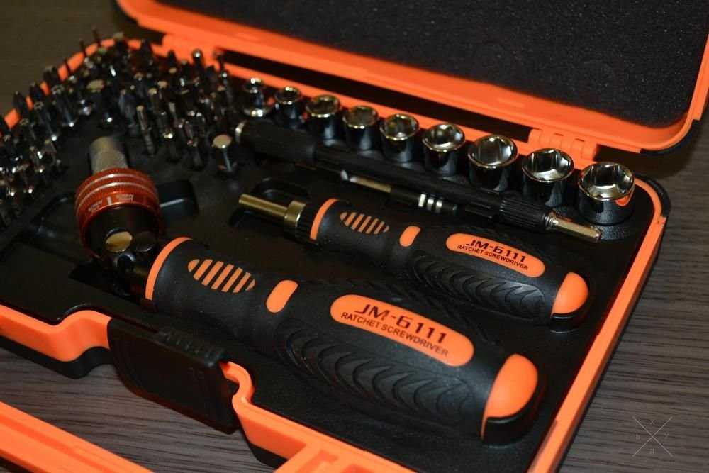 Качественный набор инструментов, 69 в 1 JAKEMY JM-6111 (оригинал)