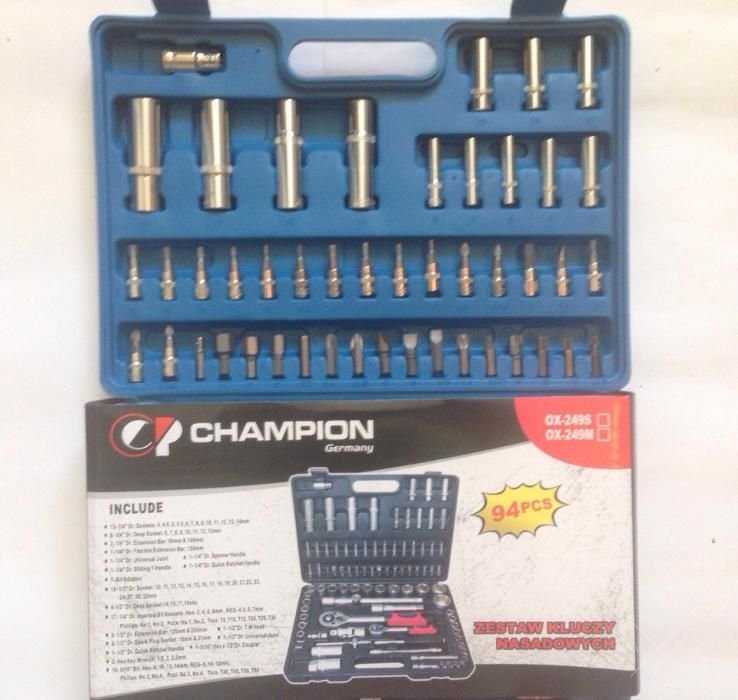Набор инструментов ключей головок набір CHAMPION Germany 94 предмета