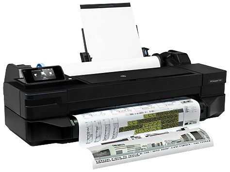 HP DesignJet T120 Wi-Fi, широкоформатный принтер, плоттер