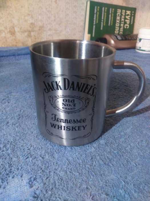 Кружка металическая подарок сувенир jack daniels джек