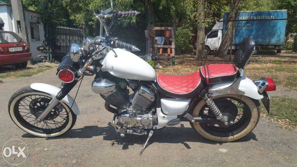 Мотоцикл Yamaha Virago XV400, custom chopper, чоппер