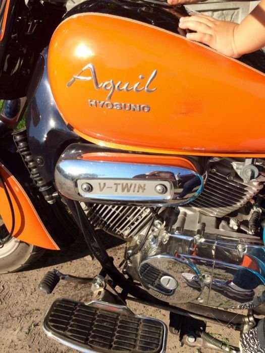 Мотоцикл Hyosung Aquila GV250, чоппер, оригинал