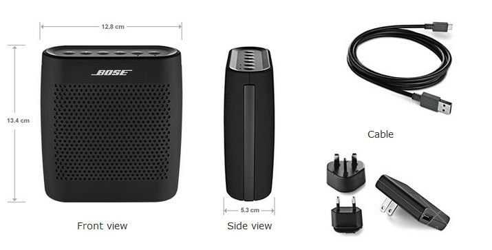 портативная акустика BOSE SoundLink Color Bluetooth black