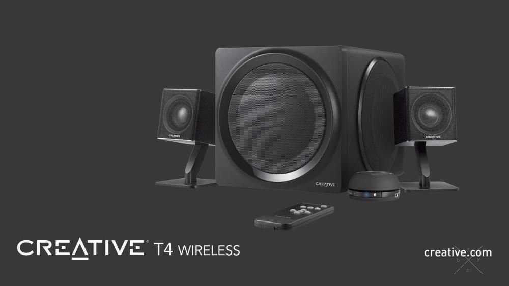 беспроводная акустическая система 2.1 Creative T4 Wireless Signature