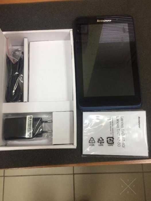 Новый планшет Lenovo IdeaTab A7-50 (A3500 7" 16GB) Navy Blue 59411660