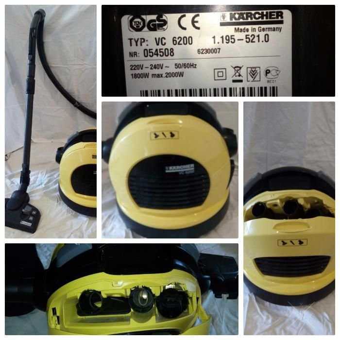 Пылесос СУПЕР мощный! Karcher CV 6200
