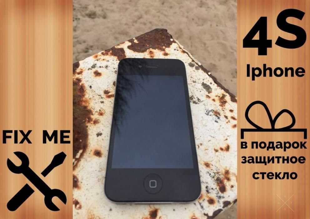 iPhone 4s 64GB Black/Черный Без R-sim! Магазин !