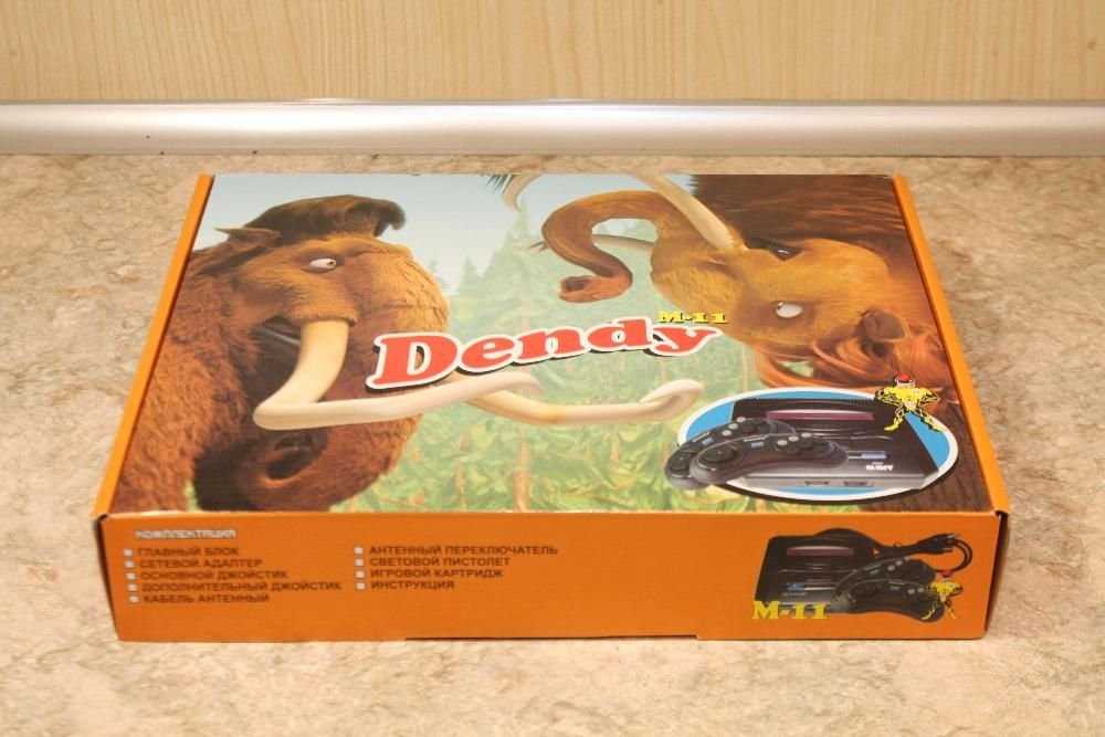 Новые игровые приставкы Dendy (Денди) + в подарок картридж
