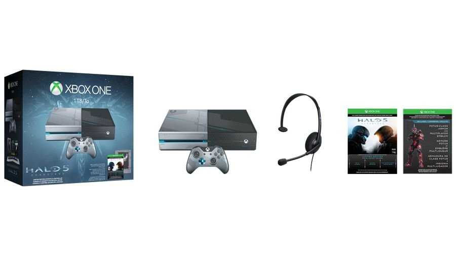 Стационарная игровая приставка Microsoft Xbox One + Halo 5: Guardians