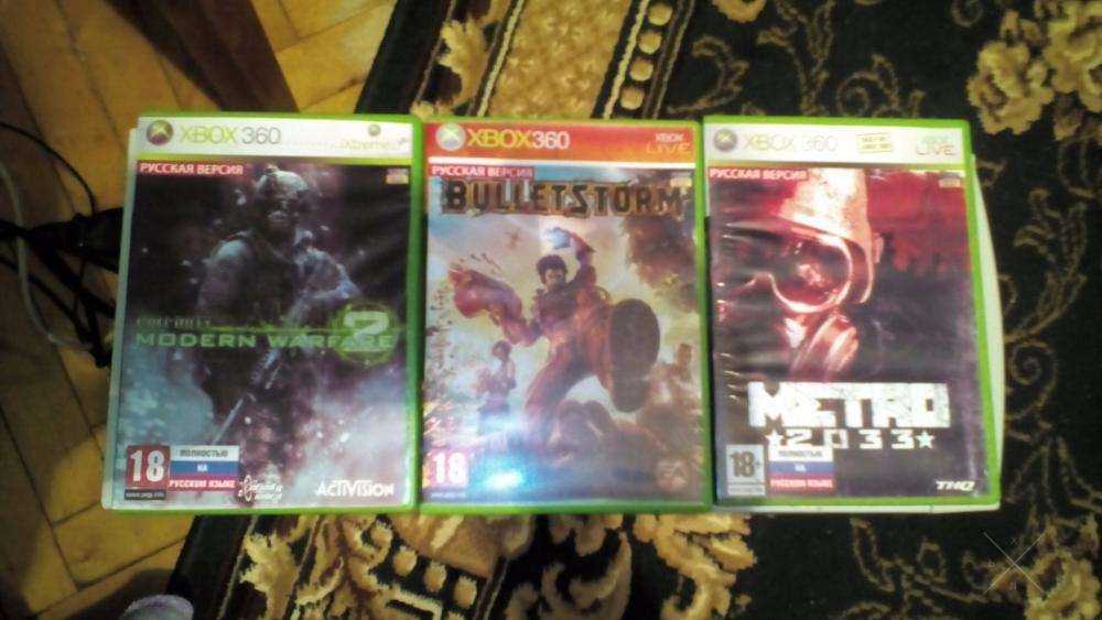 Продам игровые диски для приставки XBOX 360
