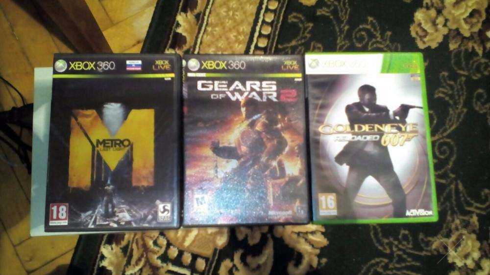 Продам игровые диски для приставки XBOX 360