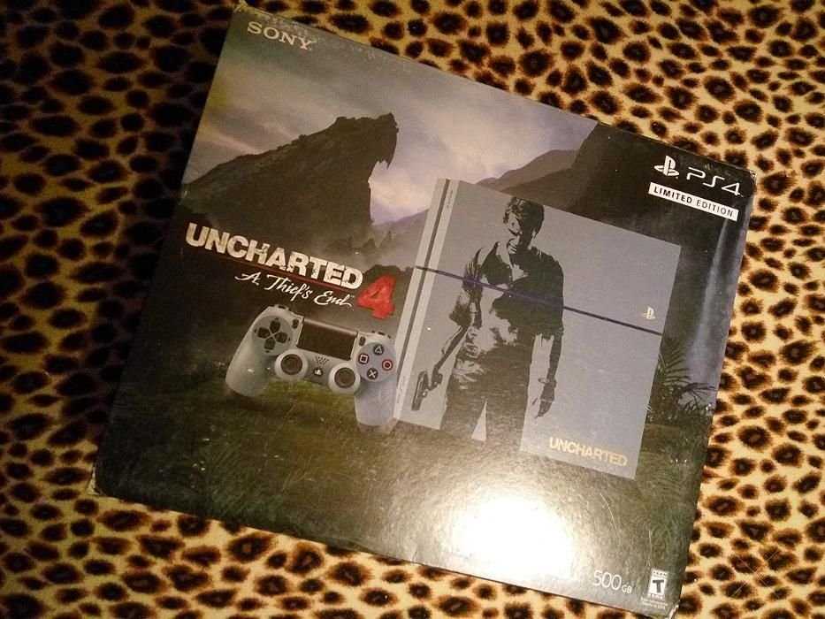 ТОПОВАЯ игровая приставка Sony PlayStation 4 (PS4) 500GB + Uncharted