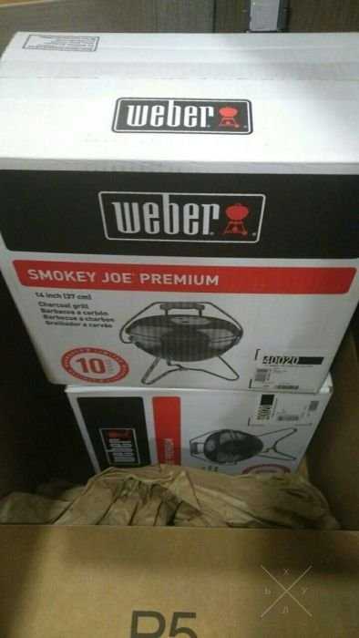 Новый угольный гриль Weber Smokey Joe Premium 37 см Black