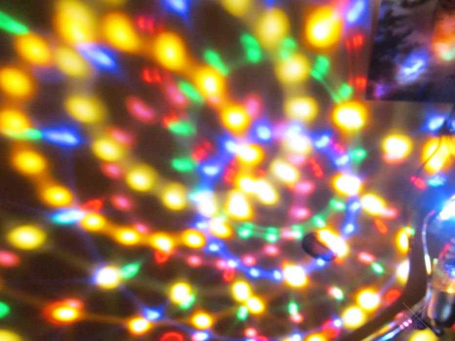 Диско-шар LED Magic Ball Light+пулт+USB+SDcard