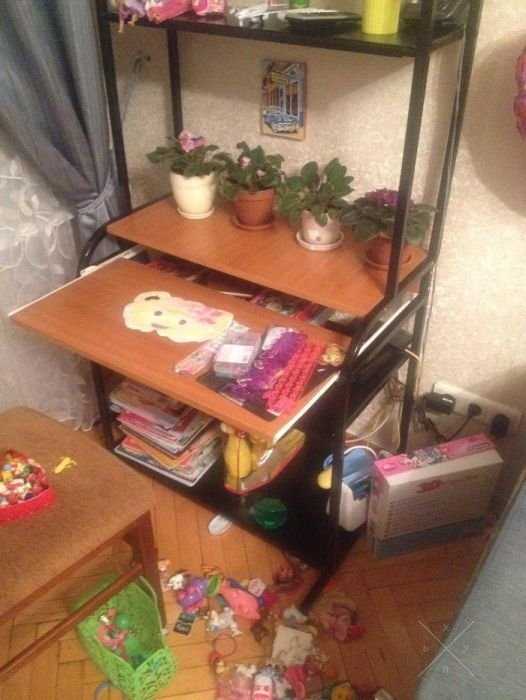 cтол-стеллаж компьютерный
