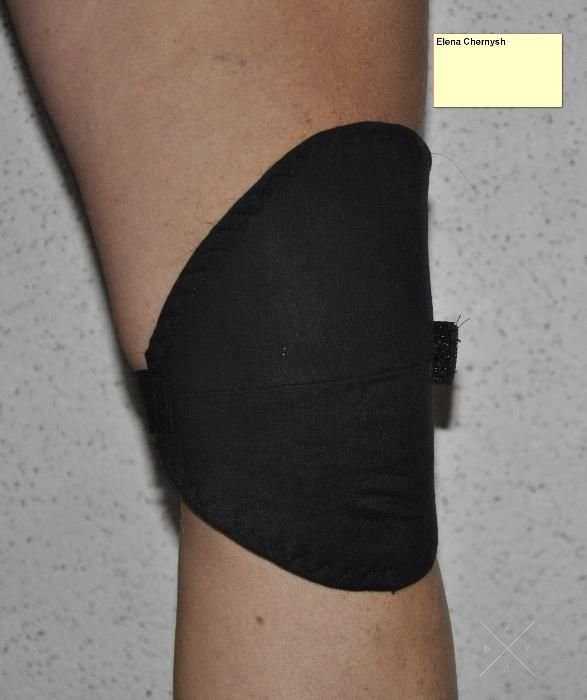 Наколенники из собачьей шерсти спорт здоровье охота рыбалка
