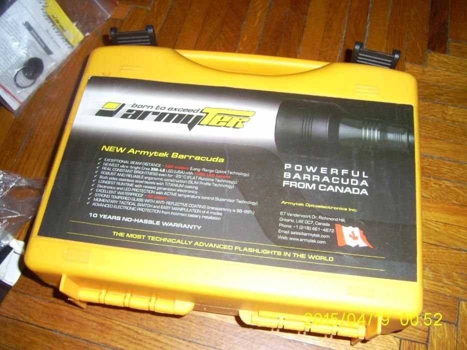 Фонарь Armytek Barracuda подводная охота