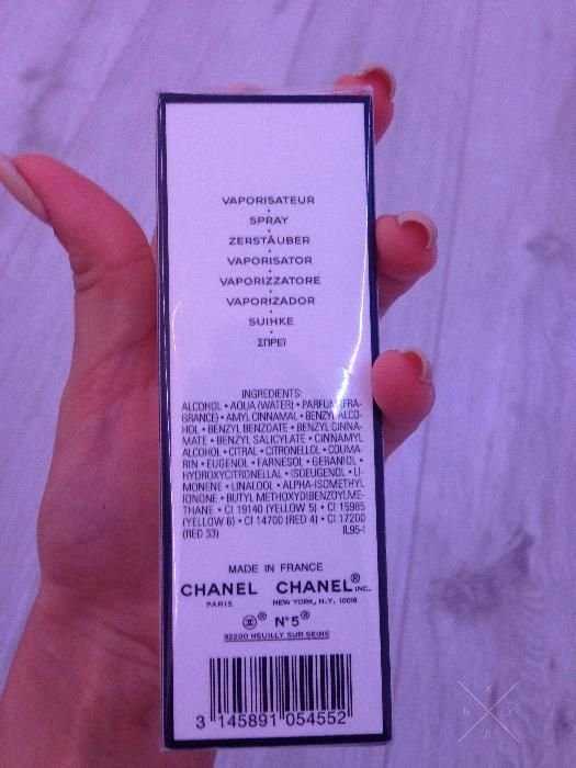 Туалетная вода CHANEL № 5 Eau De Toilette 50 ml оригинал
