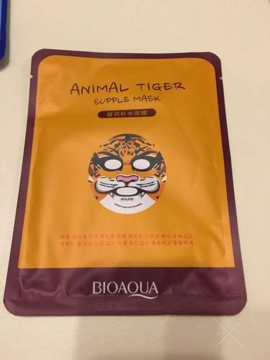 Южно- корейская косметика Bioaqua маска тигр, панда, овца, собака