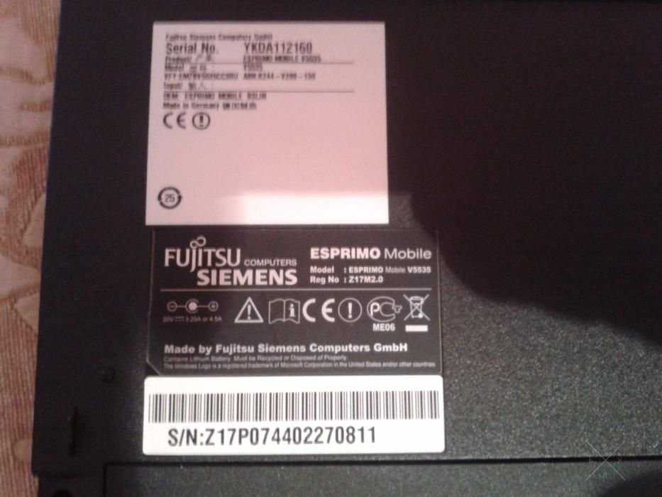 Ноутбук Fujitsu Siemens Esprimo Mobile V5535