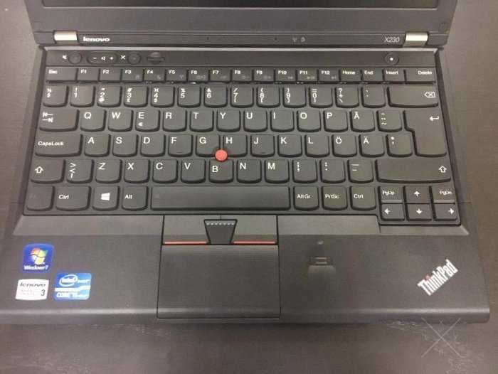 Ноутбук Lenovo ThinkPad X230, I5-3320M (2.6Ghz), 4GB,180GB SSD
