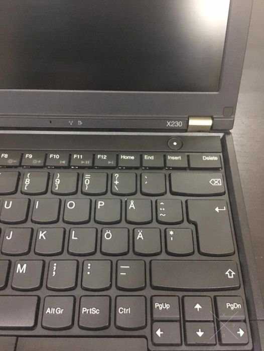 Ноутбук Lenovo ThinkPad X230, I5-3320M (2.6Ghz), 4GB,180GB SSD