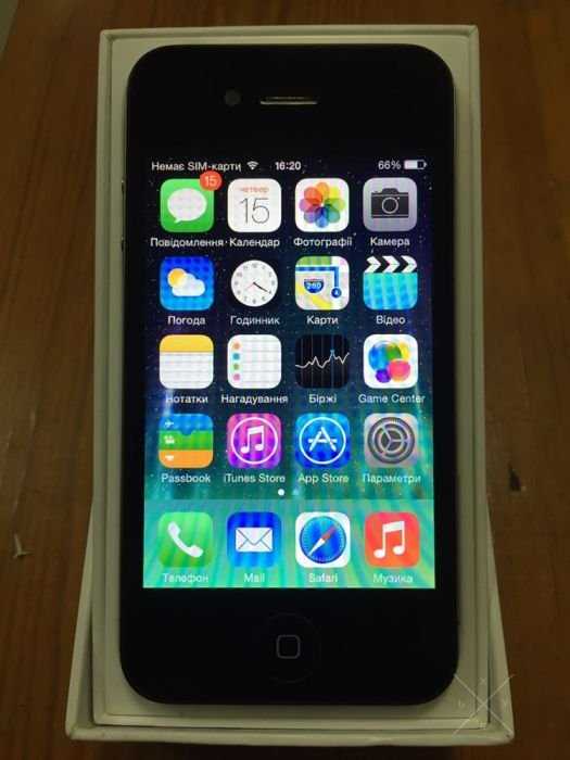 Apple iPhone 4, Black, 32 GB never