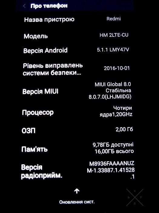 Смартфон Xiaomi Redmi 2 Pro 2/16GB