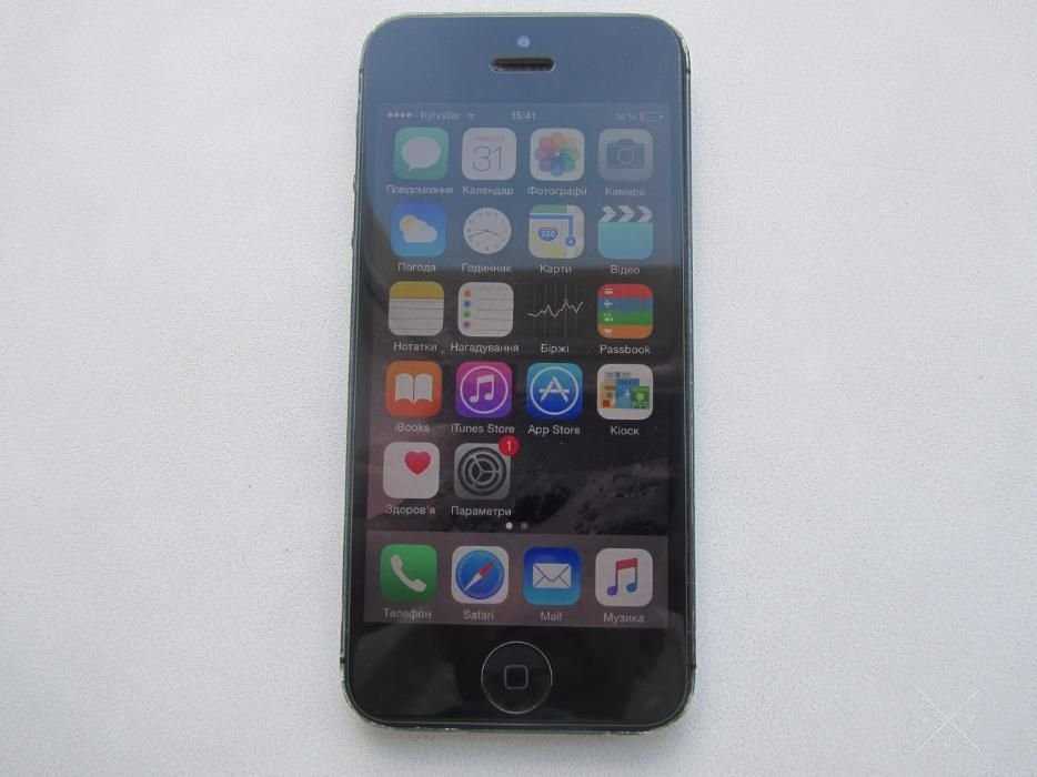 Apple iPhone 5 16GB Space Gray Neverlock гарантія 1 міс