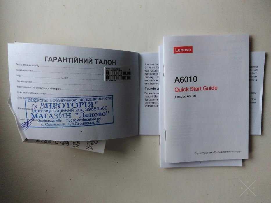 Продаю телеф. Lenovo A6010 Music Black
