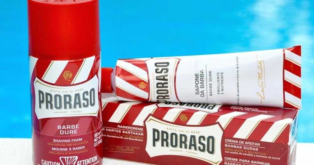 Косметика для бритья Proraso красная линия