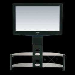 Стеклянная тумбочка с держателем для LED, LCD телевизоров.